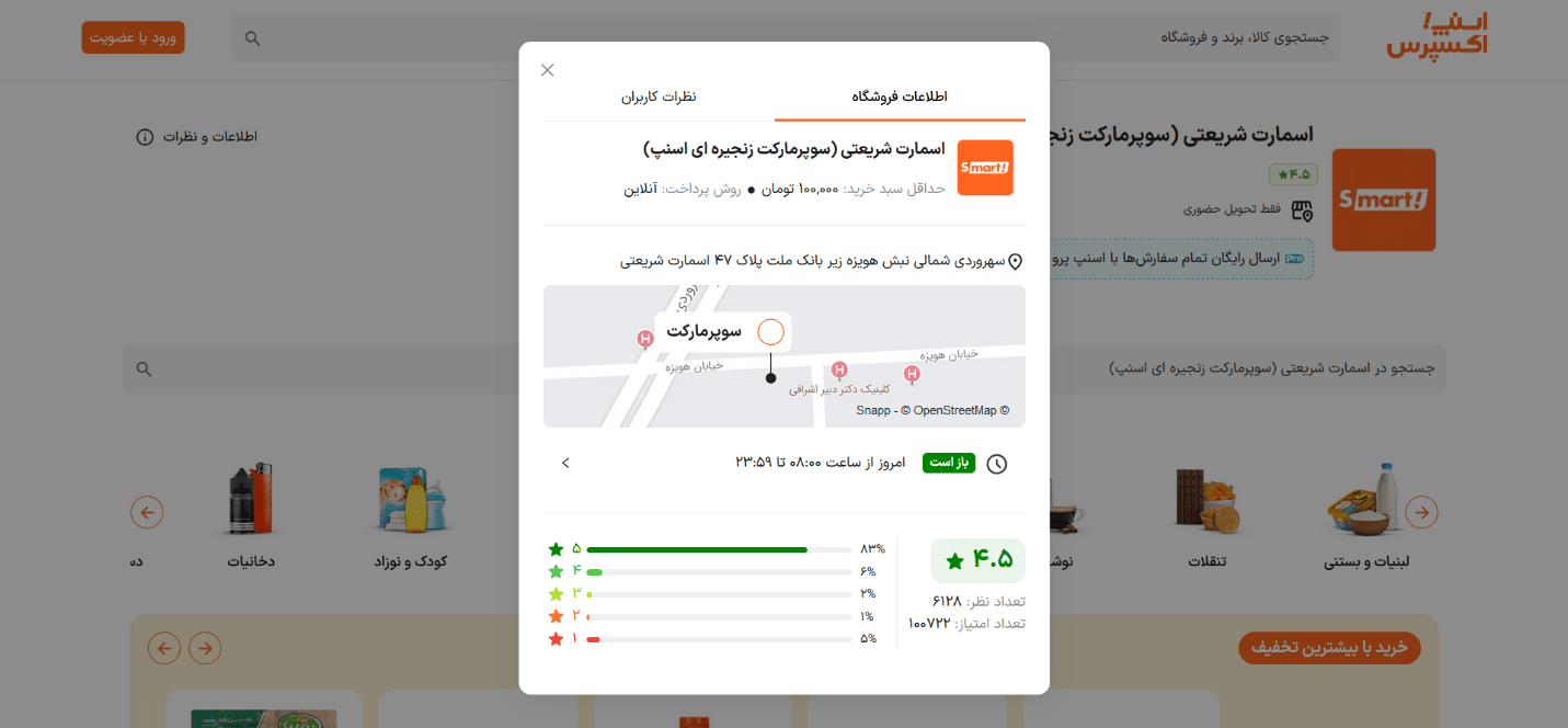 سوپرمارکت شریعتی