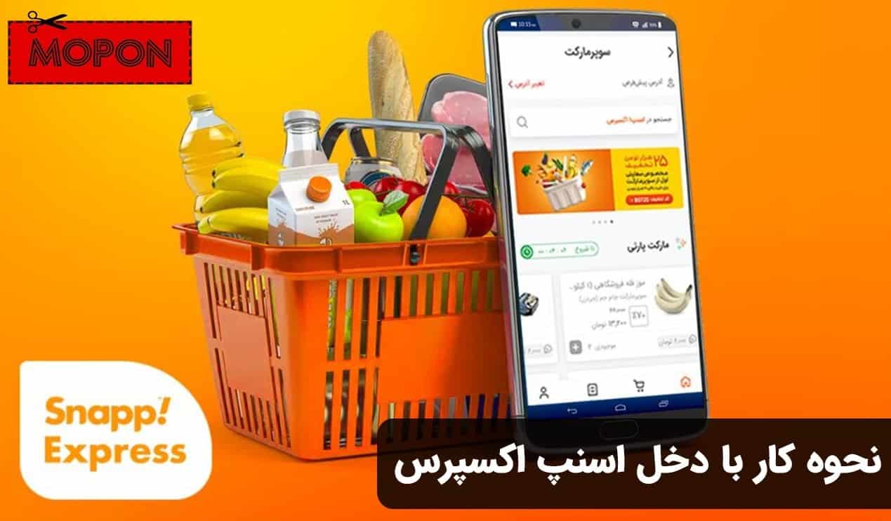 نحوه کار با دخل اسنپ اکسپرس