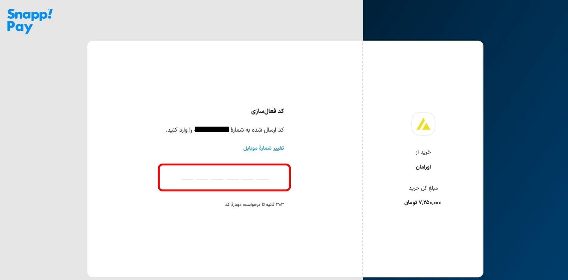 نحوه استفاده از کد تخفیف اسنپ پی
